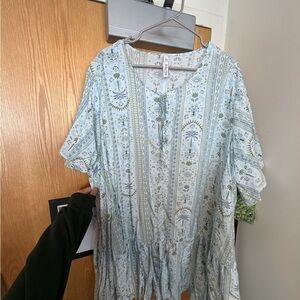 Torrid Light Blue Floral Dress